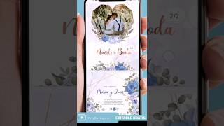 👰🤵📲Crea INVITACIONES ANIMADAS con BOTONES INTERACTIVOS para BODAS 🤩🆓EDITABLE GRATIS [upl. by Christa]