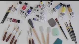 Cryla Acrylic Range by DalerRowney  Introduction [upl. by Lovato]