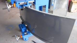 standing seam roof panel curving machine [upl. by Mariel]