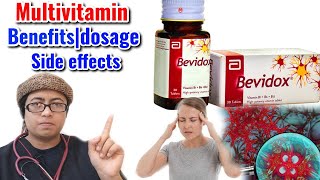 bevidox tablet usesVitamin B1B6B12dosageMultivitaminside effect in hindiurdu [upl. by Niowtna]