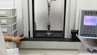 Testing Slider Strength by Test Machine QLQ Zipper slider machine ZipperMakingMachine [upl. by Euqirne]