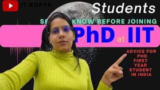 Top Secrets for Surviving Your First Year of PhD in IndiaPhD Student In India missiitian [upl. by Niroht]