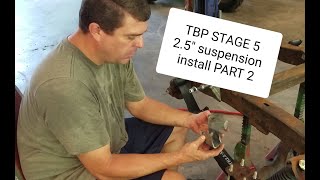 TBP Stage 5 25quot Suspension Lift Part 2  1966 Ford Bronco Restoration Project [upl. by Bryanty144]