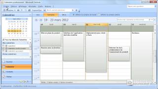 Comment imprimer un calendrier avec Outlook 2007 [upl. by Crespo]