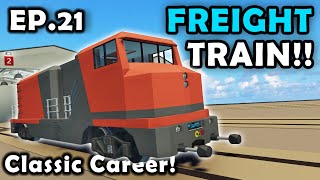 WERE BUILDING A FREIGHT TRAIN Stormworks Classic Career Survival S3E21 [upl. by Argent]