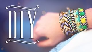 DIY Spiked Chevron Bracelets [upl. by Rasmussen]