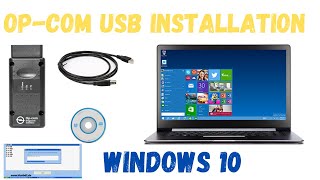 OP COM usb v2 driver Windows 10  How to op com windows driver op com windows 107xp [upl. by Eirehc]