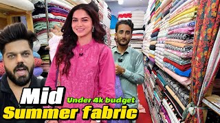 Under 4000 Budget Challenge  Trending Fabric Schiffli chikan kari amp Turkish Fabric  Designer dupes [upl. by Liva]