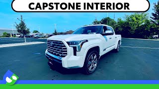 2022 Tundra Capstone INTERIOR Review by Toyota [upl. by Stout]