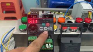 Modbus RTU RS485 FX5U to INV D700 Mitsubishi [upl. by Yxel]