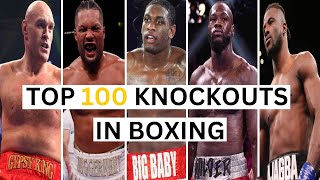 Top 100 Heavyweight Knockouts [upl. by Annehcu208]