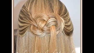 How to tie a Pretzel Knot in Hair [upl. by Ifen]