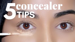 5 Top Concealer Tips EVERYONE Needs to Know [upl. by Giordano528]