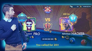 noob vs pro vs hacker  ALL IN TABLE  8Ball Pool MC [upl. by Elenore]