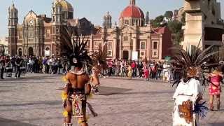 Danza Azteca Tlazolteotl basílica de Guadalupe 1 de diciembre de 2013 [upl. by Lleksah656]