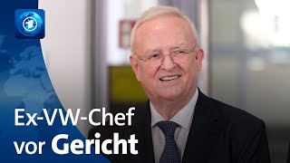 Prozess gegen ExVWChef Winterkorn beginnt [upl. by Nauwtna162]