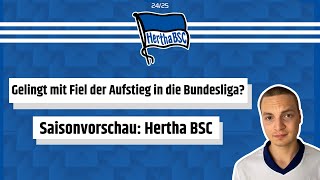 Saisonvorschau HERTHA BSC Favorit auf den AUFSTIEG in die BUNDESLIGA [upl. by Ferren]