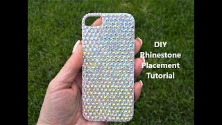 DIY Rhinestone Placement Tutorial For Beginners Easy Bling Patterns To Follow [upl. by Ibocaj]