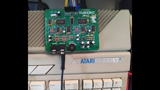 OPL3play preview 5 on Atari 520ST with OPL3 Duo board driver [upl. by Rizan]