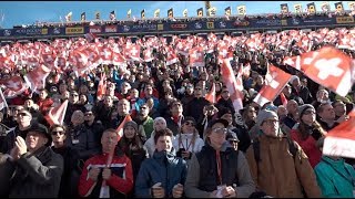 Bombenstimmung am Riesenslalom Adelboden 2018  Weltcup  Ski Alpin  Fans [upl. by Amora]