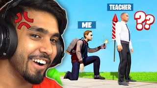 TROLLING TEACHERS IN SCHOOL  TECHNO GAMERZ [upl. by Atsyrk]