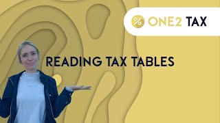 Reading Tax Tables in South Africa [upl. by Atik985]