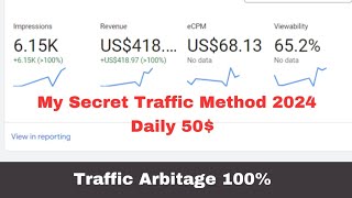 AdSense and Adx Traffic Arbitrage Secret Method 2024  AdSense loading 2024 [upl. by Odlanar909]