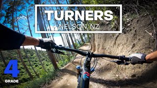 JUMPS amp BERMS  Turners Mountain Bike Trail Grade 4  Advanced  Codgers Nelson [upl. by Essila139]