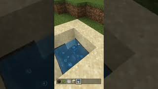 how to make quicksand in minecraft shorts [upl. by Hcone]