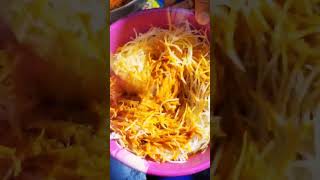 Mixing Abacha cant be more Satisfying food recipe foodie abacha glutenfree [upl. by Four]