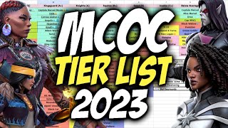 MCOC Tier List  Best Champions In Marvel Contest Of Champions  2023 [upl. by Scibert535]