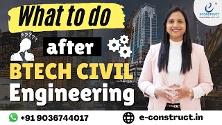 What to do after B Tech Civil Engineering Are you Facing Difficulty in Getting a Civil Job [upl. by Meill]