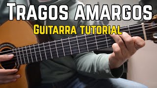 Tragos Amargos  Tutorial de Guitarra  Ramon Ayala  Para Principiantes [upl. by Daht]