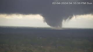 Large Funnel Cloud Swirls Across Valdosta Amid Tornado Warnings [upl. by Elorac]