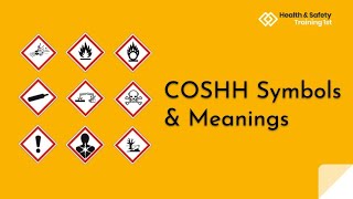 COSHH Symbols amp Meanings  In 3 Minutes [upl. by Yelreveb]