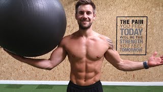 10 BEST Exercises with a Gym Ball [upl. by Ahsenre]