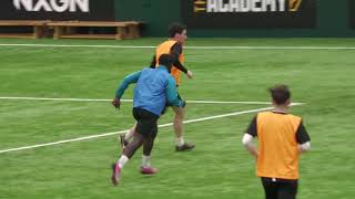 INSIDE TRAINING  Preparations ahead of Brackley Town playoff semifinal [upl. by Ybbor219]