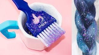 DIY Glitter Roots amp Glitter Hair Gel Under 5  KristenLeanneStyle [upl. by Valerio]