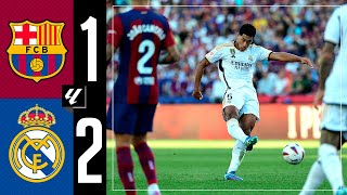 Barcelona 12 Real Madrid  HIGHLIGHTS  LaLiga 202324 [upl. by Thamora]