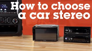 How to Choose a Car Stereo  Crutchfield [upl. by Nnyloj]