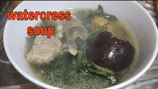 Watercress soup  Chinese soup recipe [upl. by Etezzil352]