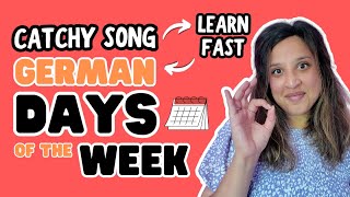 Learn GERMAN DAYS OF THE WEEK die Tage der Woche with CATCHY SONG [upl. by Paule798]