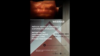 Webinar  Práticas artísticas Feministas e Ecofeministas emergentes [upl. by Ardys]