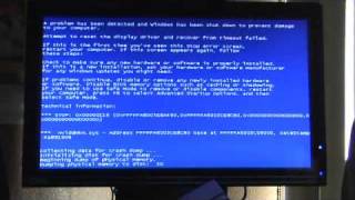 nvlddmkmsys BSOD [upl. by Hafeetal]