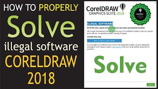 How To Fix CorelDraw X7 Illegal Copy  Illegal Software Your Product Has Been Disabled CorelDraw X7 [upl. by Notelrac79]