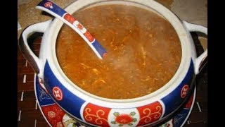 Moroccan Harira Traditional Soup during Ramadan [upl. by Smallman430]