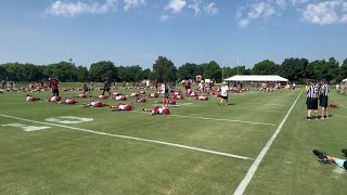 A look inside OU football practice Aug 5 2024 [upl. by Annair59]