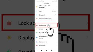 How to Remove From Lock screen in Redmi  Glance Settinge off  Glance For Remove [upl. by Herbert]