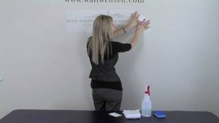 How to Apply Vinyl Wall Quotes  Video 4 Removing the Transfer Tape [upl. by Oliana]