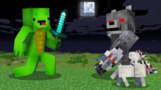 Speedrun Hombre Lobo vs Cazador en Minecraft [upl. by Notsirt64]